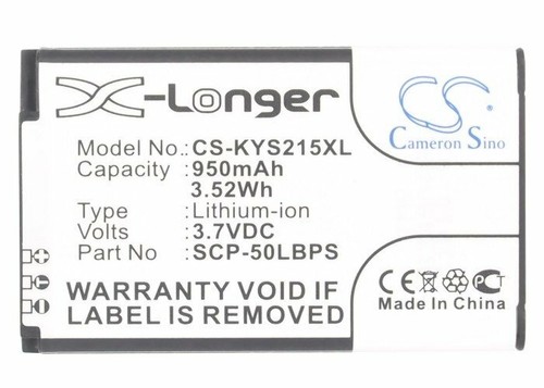 950mah battery for kyocera - 950mah,